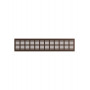 4810DP Al Dark bronze  Решетка вентиляционная DP AL сетка переточная 480х100 алюминий Dark bronze ERA