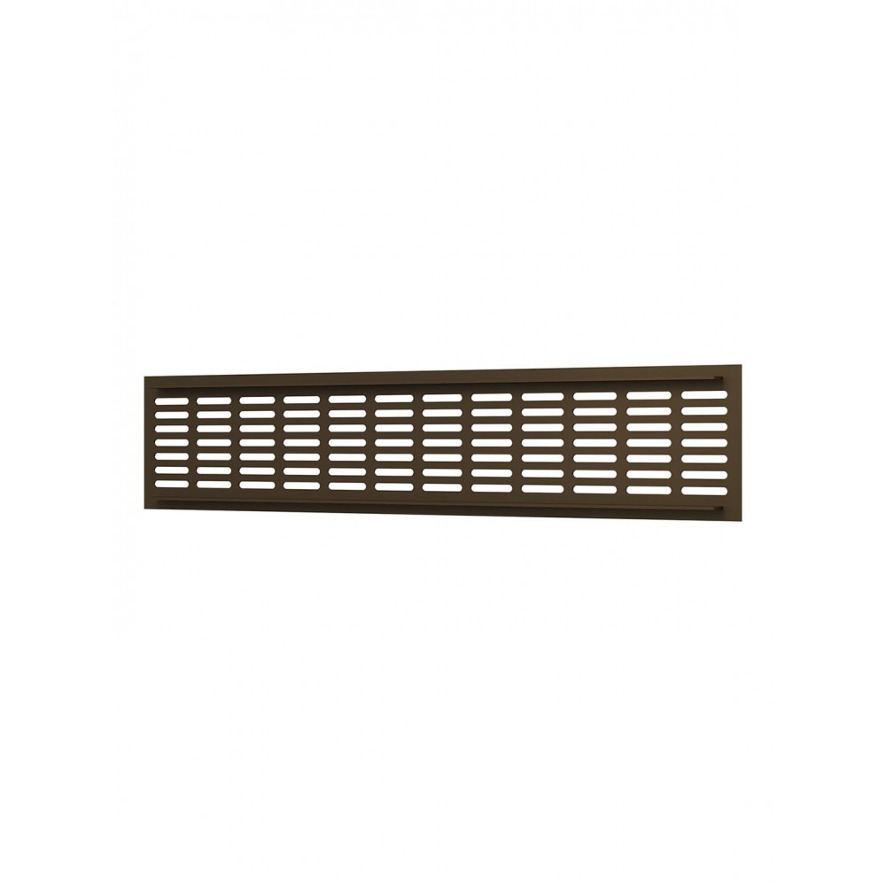 4810DP Al Dark bronze  Решетка вентиляционная DP AL сетка переточная 480х100 алюминий Dark bronze ERA