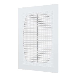 1724Г  Решетка вентиляционная Г сетка 170х240 пластик ERA