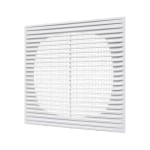 1919Г  Решетка вентиляционная Г сетка 194х194 пластик ERA