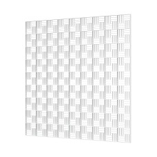 П6060ДП fusion  Решетка вентиляционная ПДП fusion потолочная 595х595 пластик ERA