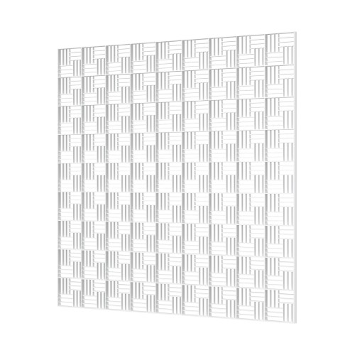 П6060ДП fusion  Решетка вентиляционная ПДП fusion потолочная 595х595 пластик ERA