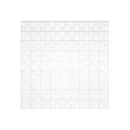 П6060ДП fusion  Решетка вентиляционная ПДП fusion потолочная 595х595 пластик ERA