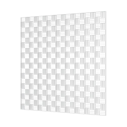 П6060ДП fusion  Решетка вентиляционная ПДП fusion потолочная 595х595 пластик ERA