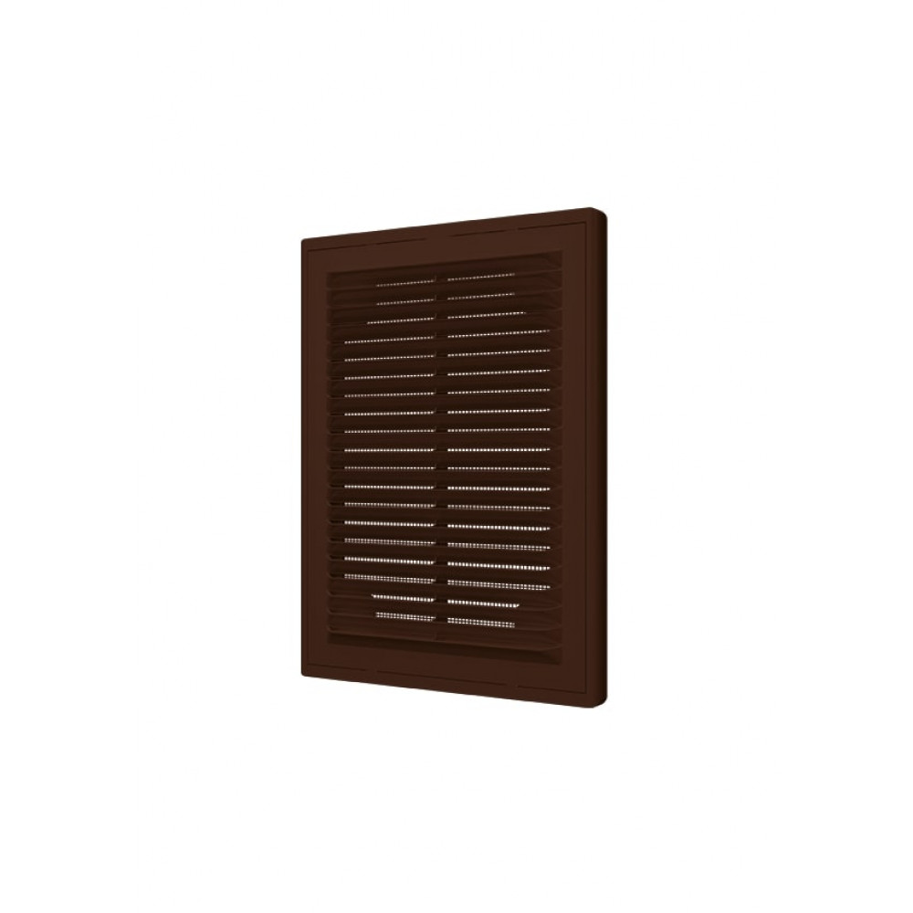 1520Р кор  Решетка вентиляционная Р сетка разъемная 150х200 пластик Brown ERA