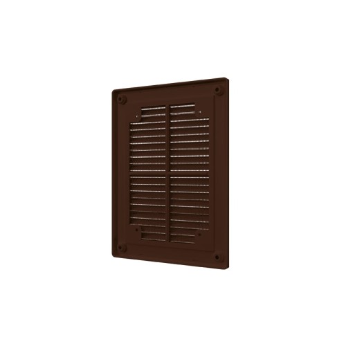 1520Р кор  Решетка вентиляционная Р сетка разъемная 150х200 пластик Brown ERA