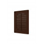 1520Р кор  Решетка вентиляционная Р сетка разъемная 150х200 пластик Brown ERA