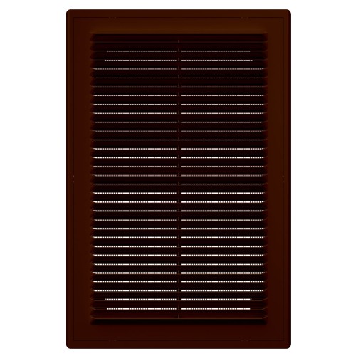 2030Р кор  Решетка вентиляционная Р сетка разъемная 200х300 пластик Brown ERA