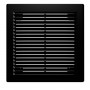 2121Р Black  Решетка вентиляционная Р сетка разъемная 209х209 пластик Black ERA