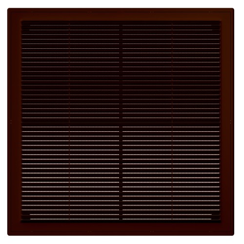 3030Р кор  Решетка вентиляционная Р сетка разъемная 300х300 пластик Brown ERA