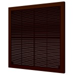 4040Р кор  Решетка вентиляционная р сетка разъемная 400х400 пластик Brown ERA