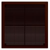 4040Р кор  Решетка вентиляционная р сетка разъемная 400х400 пластик Brown ERA