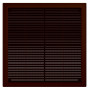 4040Р кор  Решетка вентиляционная р сетка разъемная 400х400 пластик Brown ERA