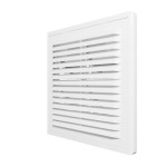 R1515BV  Решетка вентиляционная RBV обр.клапан разъемная 150х150 пластик ERA