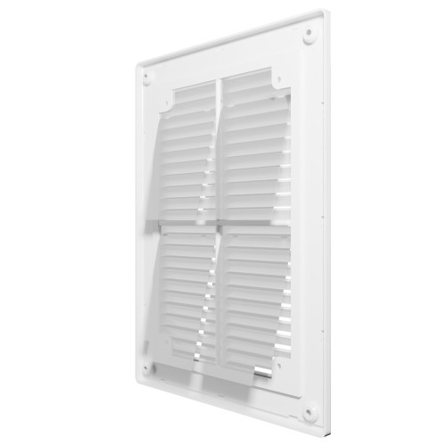 R1825BV  Решетка вентиляционная RBV обр.клапан разъемная 180x250 пластик ERA