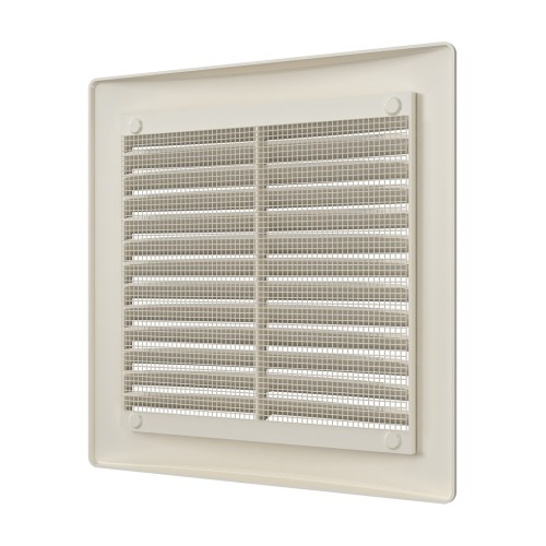 1515РЦ Ivory  Решетка вентиляционная РЦ сетка 150х150 пластик Ivory ERA