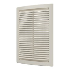 1825РЦ, Ivory Решетка вентиляционная РЦ сетка 180х250 пластик Ivory ERA