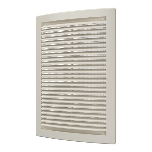 1825РЦ, Ivory Решетка вентиляционная РЦ сетка 180х250 пластик Ivory ERA