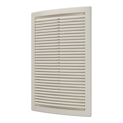 2030РЦ Ivory  Решетка вентиляционная РЦ сетка 200х300 пластик Ivory ERA