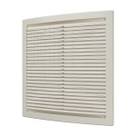 2525РЦ Ivory  Решетка вентиляционная РЦ сетка 250х250 пластик Ivory ERA