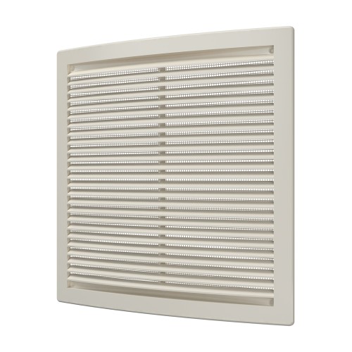 2525РЦ Ivory  Решетка вентиляционная РЦ сетка 250х250 пластик Ivory ERA