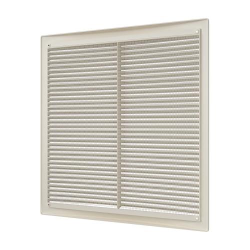 3434РЦ Ivory  Решетка вентиляционная РЦ сетка 340х340 пластик Ivory ERA