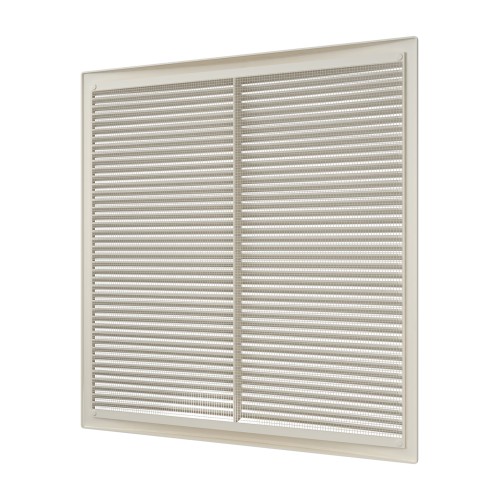 4444РЦ Ivory  Решетка вентиляционная РЦ сетка 440х440 пластик Ivory ERA