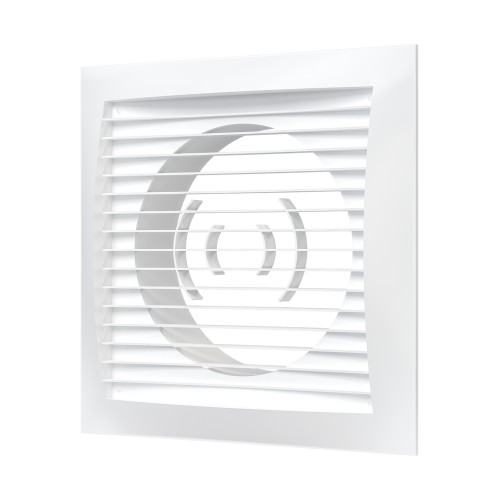 1717РС12,5Ф  Решетка вентиляционная РСФ фланец D125 170х170 пластик ERA