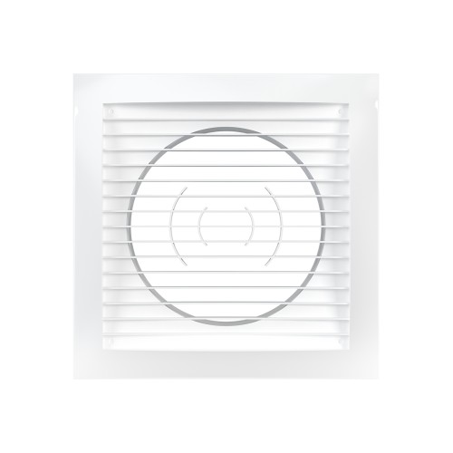 1717РС12,5Ф  Решетка вентиляционная РСФ фланец D125 170х170 пластик ERA