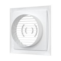 1515РС10Ф  Решетка вентиляционная рСФ фланец D100 150х150 пластик ERA