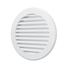 12РКС  Решетка вентиляционная РКС фланец D125 сетка D161 пластик ERA