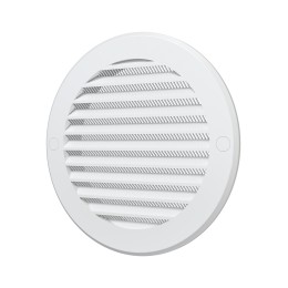 12РКС  Решетка вентиляционная РКС фланец D125 сетка D161 пластик ERA