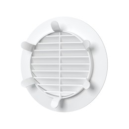 10RKL  Решетка вентиляционная RKL фланец D100 распорки D125 пластик ERA