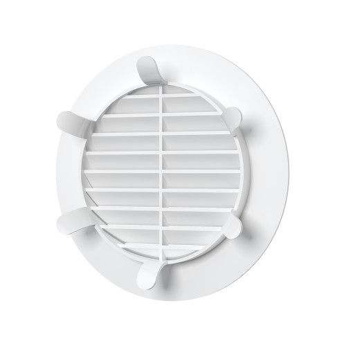 10RKL  Решетка вентиляционная RKL фланец D100 распорки D125 пластик ERA