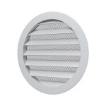 15РКМ  Решетка вентиляционная РКМ фланец D150 сетка D180 алюминий ERASTREETLINE