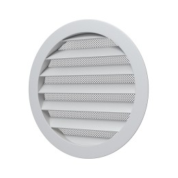 16РКМ  Решетка вентиляционная РКМ фланец D160 сетка D185 алюминий ERASTREETLINE