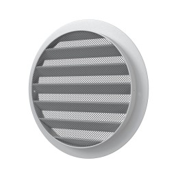 16РКМ  Решетка вентиляционная РКМ фланец D160 сетка D185 алюминий ERASTREETLINE