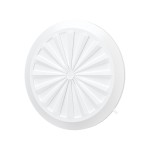 10RKU  Решетка вентиляционная RKU фланец D90-160 регулируемая D180 пластик ERA