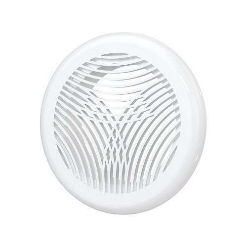 10РПКФ  Решетка вентиляционная рПКФ фланец D100 разъемная D143 пластик ERA