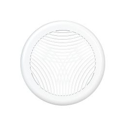 10РПКФ  Решетка вентиляционная рПКФ фланец D100 разъемная D143 пластик ERA