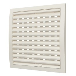 1515РРП Ivory  Решетка вентиляционная РРП разъемная регулируемая 150х150 пластик Ivory ERA