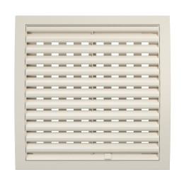 1515РРП Ivory  Решетка вентиляционная РРП разъемная регулируемая 150х150 пластик Ivory ERA