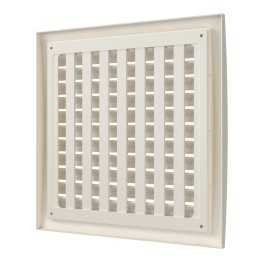 1515РРП Ivory  Решетка вентиляционная РРП разъемная регулируемая 150х150 пластик Ivory ERA