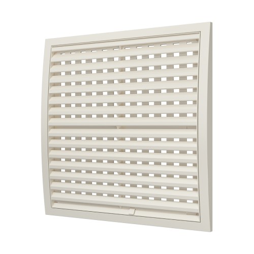 3535РРП Ivory  Решетка вентиляционная РРП разъемная регулируемая 350х350 пластик Ivory ERA