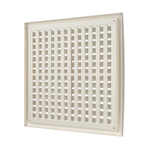 3535РРП Ivory  Решетка вентиляционная РРП разъемная регулируемая 350х350 пластик Ivory ERA