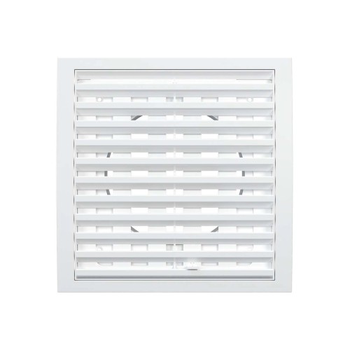 1515RRP10F  Решетка вентиляционная RRPF фланец D100 разъемная регулируемая 150x150 пластик ERA