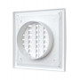 1515RRP10F  Решетка вентиляционная RRPF фланец D100 разъемная регулируемая 150x150 пластик ERA