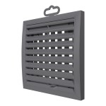 1515РРПН сер  Решетка вентиляционная РРПН разъемная регулируемая 150х150 ASA Gray ERASTREETLINE