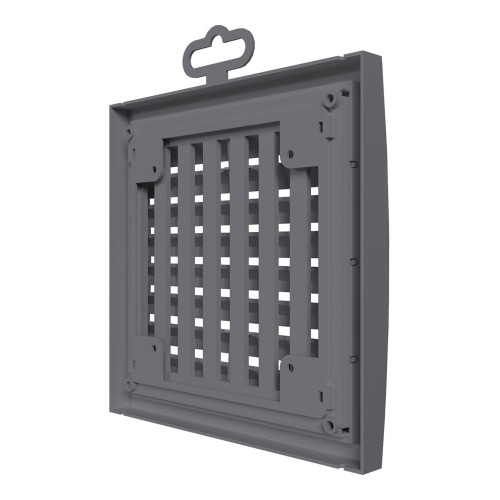 1515РРПН сер  Решетка вентиляционная РРПН разъемная регулируемая 150х150 ASA Gray ERASTREETLINE