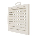 1515РРПН Ivory  Решетка вентиляционная РРПН разъемная регулируемая 150х150 ASA Ivory ERASTREETLINE